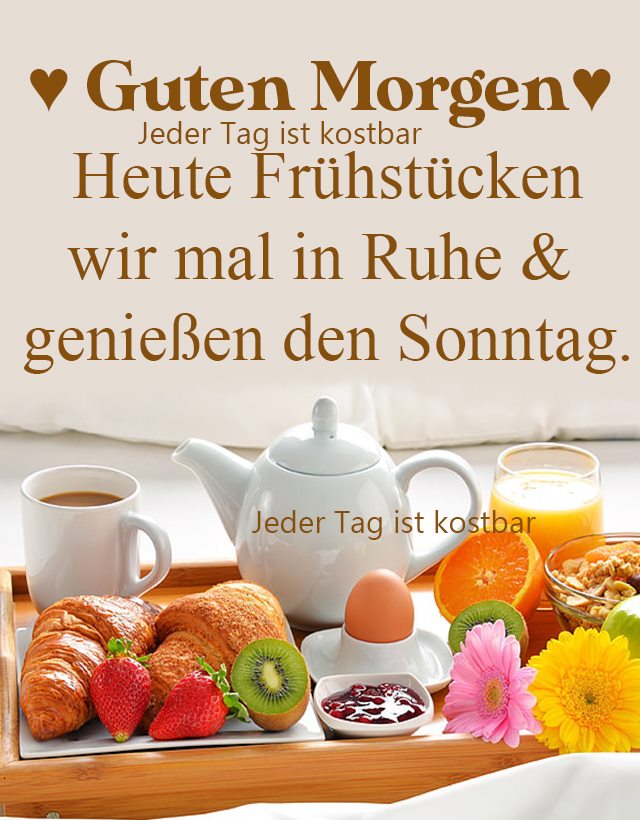 Sonnigen guten tag und einen schönen morgen Süße Romantische