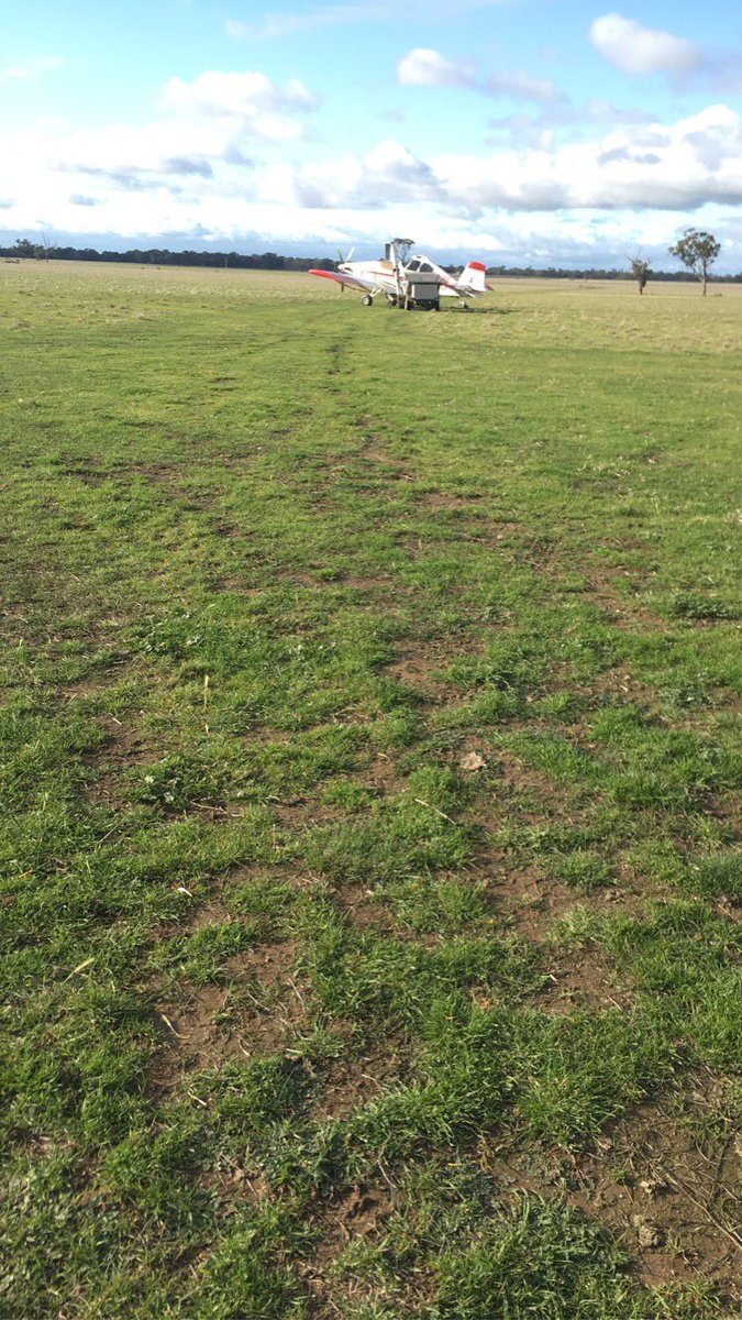 Good day to get urea onto some wet paddock