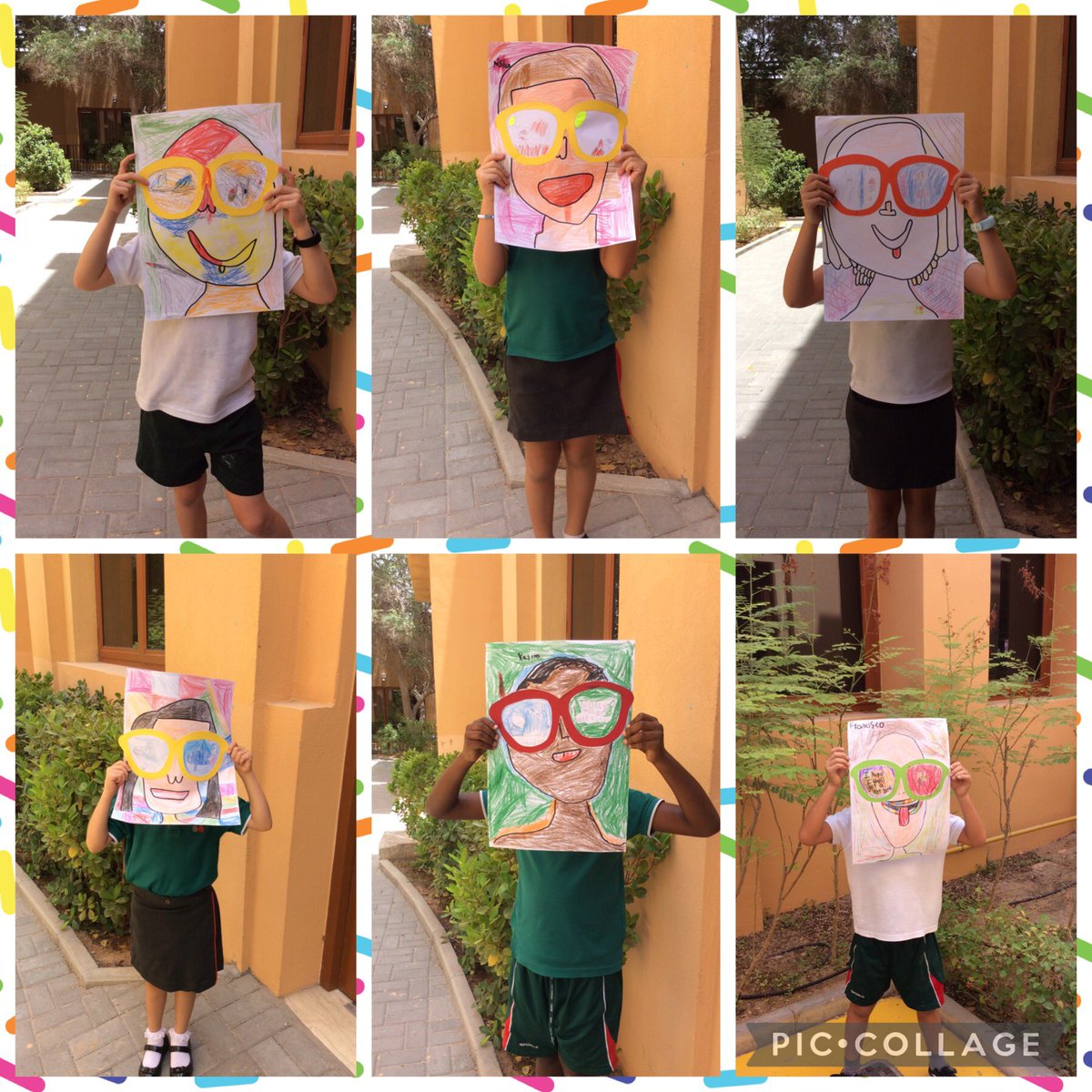 SoozeThomas's tweet photo. Our future’s looking bright! Looking forward to summer holidays and moving on to Grade 2! 
#endofterm #growingup #shades #selfportrait #beyondraha #proudlytaaleem @RIS_earlyyears @RISabudhabi https://t.co/bX7G3YVIUX
