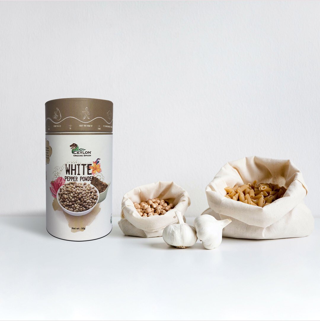 ceylonorgspices's tweet photo. White pepper is a spice that can be used as an alternative to salt due to its flavor and color. 🧂

Inquire us about our @ceylonorganicspices Organic White Pepper now, available both in retail and bulk. 📞 https://t.co/EEoYI1nUNI
