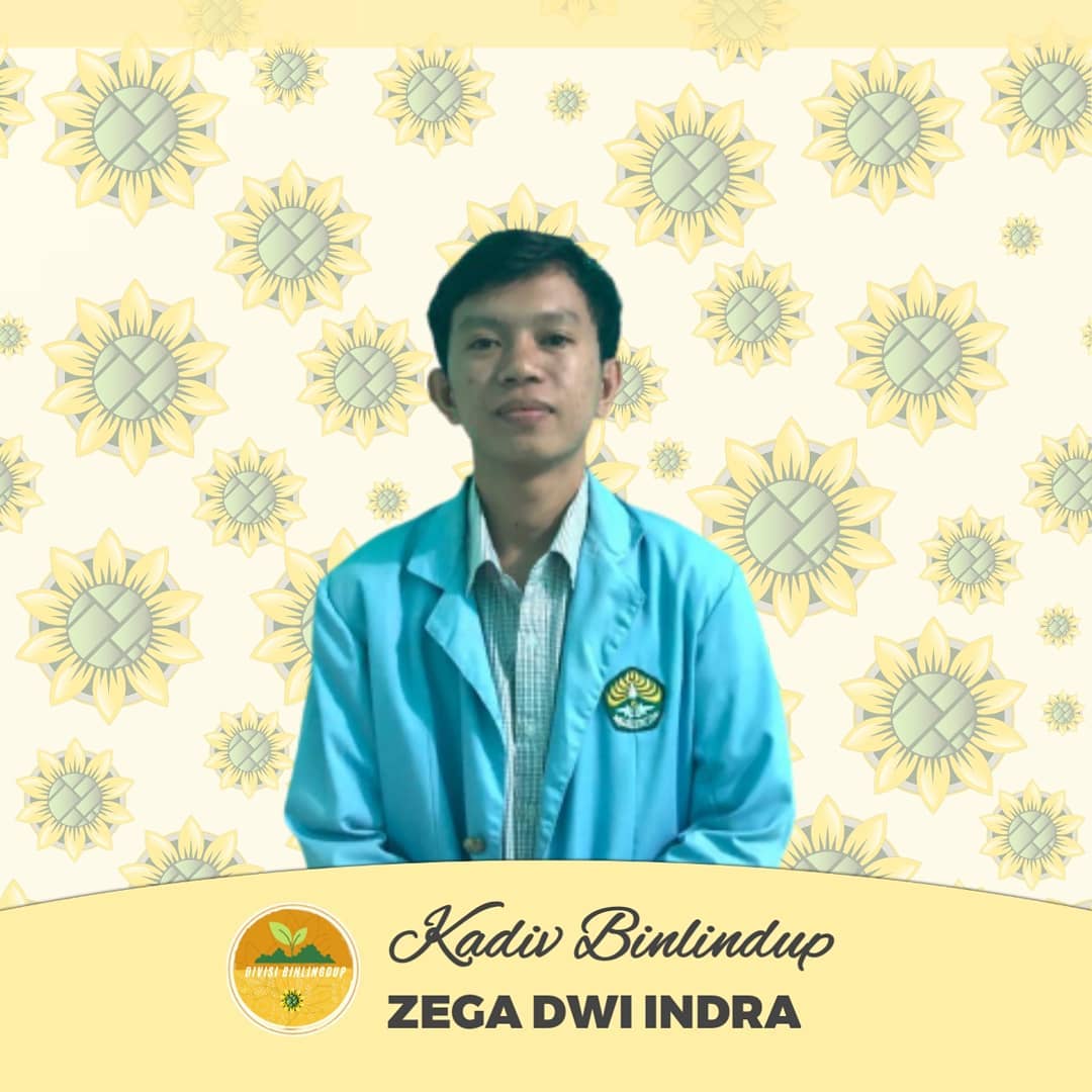 [Agroteknologi _Staff]
SALAM PETANI BERDASI! JAYA!

Assalamu ‘alaikum warahmatullahi wabarakatuh

Perkenalkan Kami Kepengurusan HIMAGROTEK 2021/2022
.
DIVISI BINLINDUP (Bina Lingkungan Hidup)
Kepala Divisi : Zega Dwi Indra