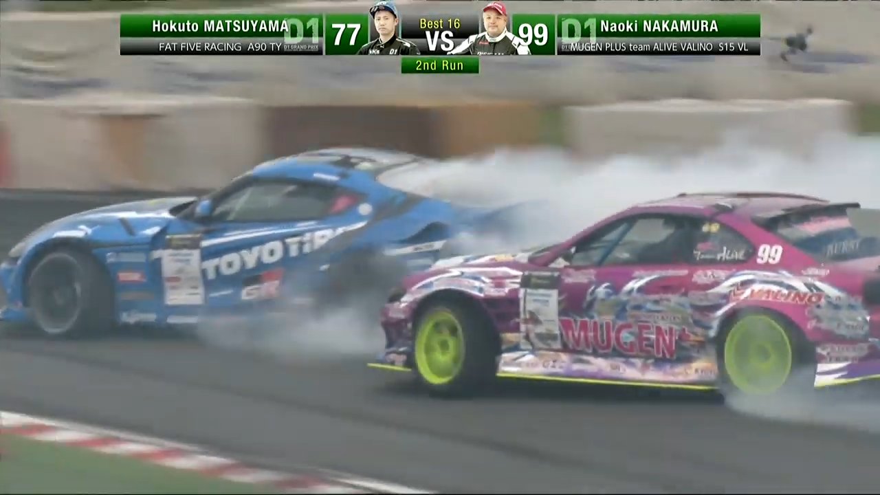 D1 Grand Prix 追走 Best16 5 99 中村 直樹 Vs 77 松山 北斗 1本目 99 中村 直樹 8 77 松山 北斗 8 イーブン 2本目 77 松山 北斗 7 5 99 中村 直樹 9 5 99 中村 勝利 T Co 4y0f122xka Twitter