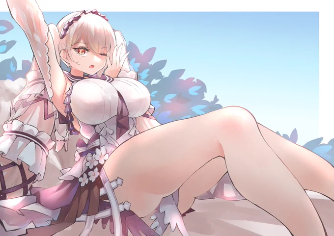 着替えで疲れちゃったかな
#アズナビ創作 #アズレン #アズールレーン 
