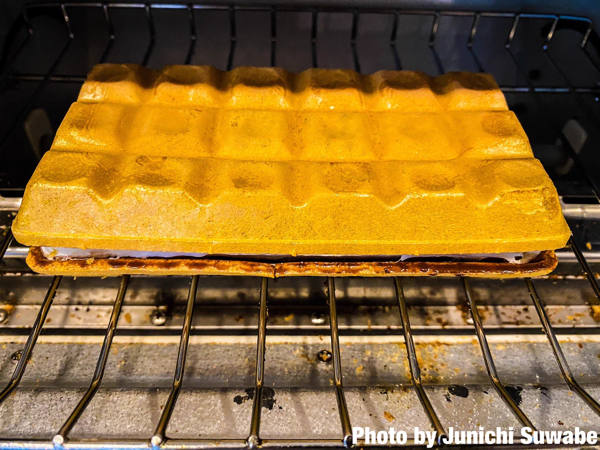 チョコモナカジャンボの美味しい食べ方？トースターで40秒くらい焼く！