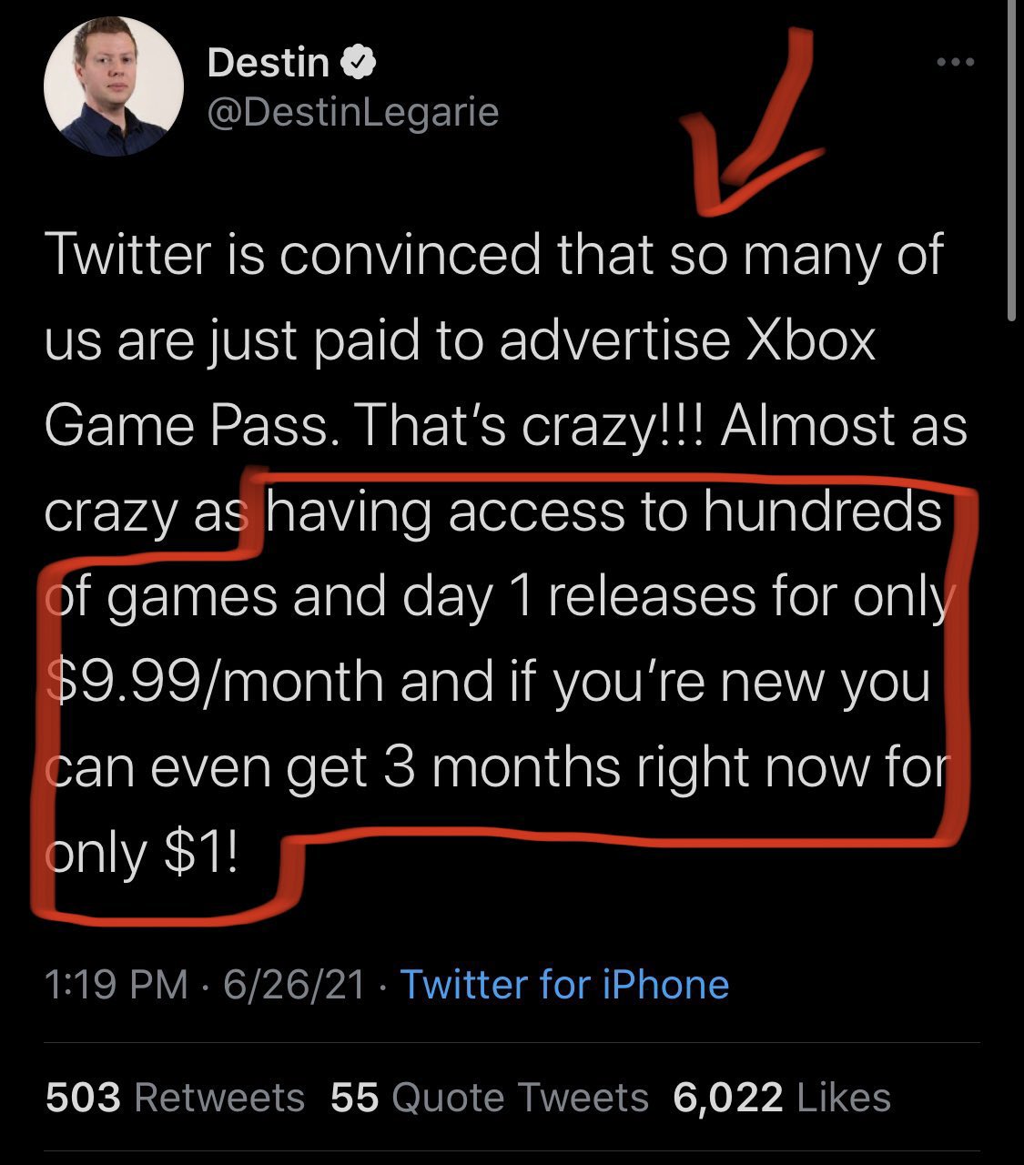 Xbox Game Pass Gets in on the Paid Ad Meme