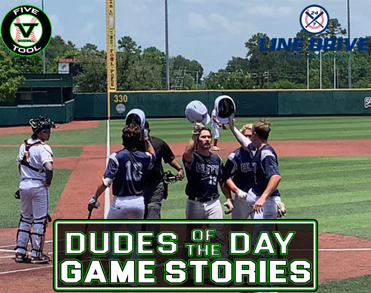FiveTool's tweet photo. .@247 Dudes of the Day/Game Stories: @FiveTool Texas Houston (Saturday, June 26) feat: @SamSimmons_5 @dunlap_kade @devin_nunez2024 + more » https://t.co/kzW0N6gZTV https://t.co/lGduOdr6zA