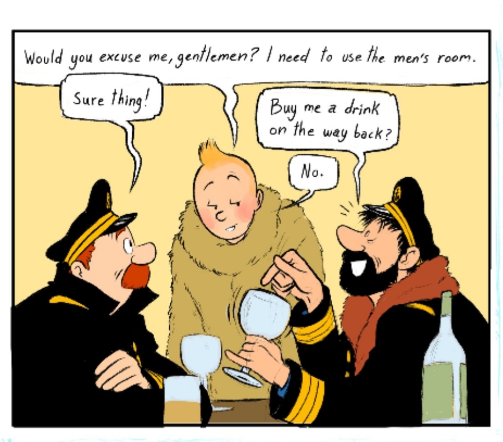 Hads Twitterissä: "More #tintin fan-comics coming up soon 👀🌟 I love drawing these nerds 🙈💖 https://t.co/9He2XfDD7N" /