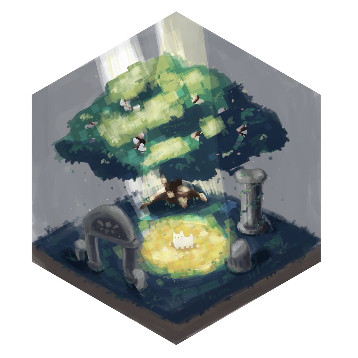 穴に落ちた可愛いイヌ Undertale おふせ 8 15洋ゲーオンラインイベのイラスト