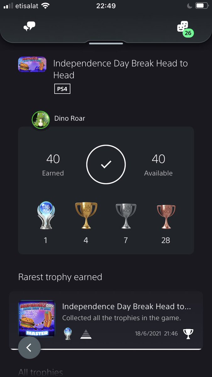 Dino_Roared's tweet photo. #PlatinumTrophy #1757
Independence Day Break Head to Head • EU

2/10 Difficulty - 15-30 Mins #Platinum
#TrophyGuide (by me) on @DEXdotEXE 

https://t.co/DUdA9Hoswp

#IndependenceDayBreakHeadToHead @BreakSushi #DEXdotEXE #PS4Share https://t.co/S1Qh6NmRCm