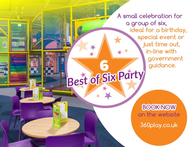 Celebrate with us. Small in size but big in style 🥳 Find out more: 360play.co.uk/parties/