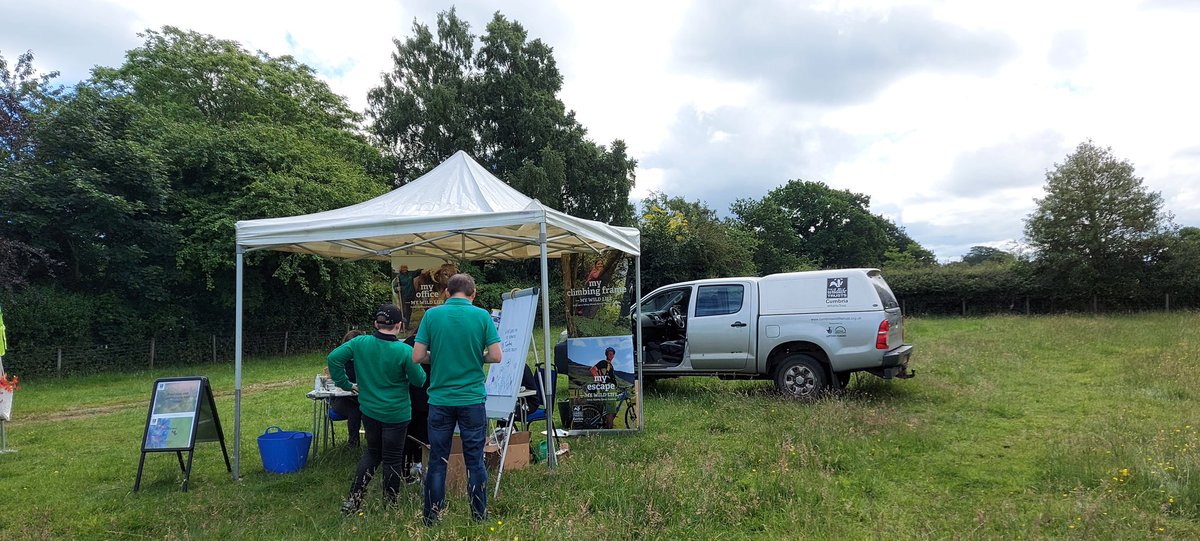 SteveTrotter1's tweet photo. Great to be setting up a stall at @Susans_Farm for #OpenFarmSunday #Houghton #Cumbria this morning...Lots to do and see this afternoon. It's warm and sunny so do come over and find out about #RestorativeFarming @PastureForLife #organic @leaf https://t.co/99GU60FwXR