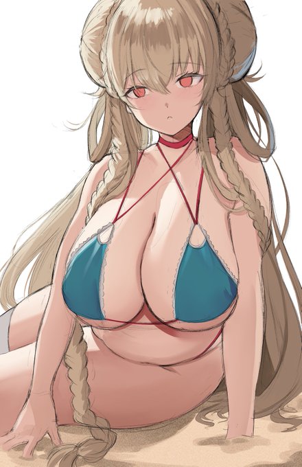 水着フォーミダブルちゃんラフ 