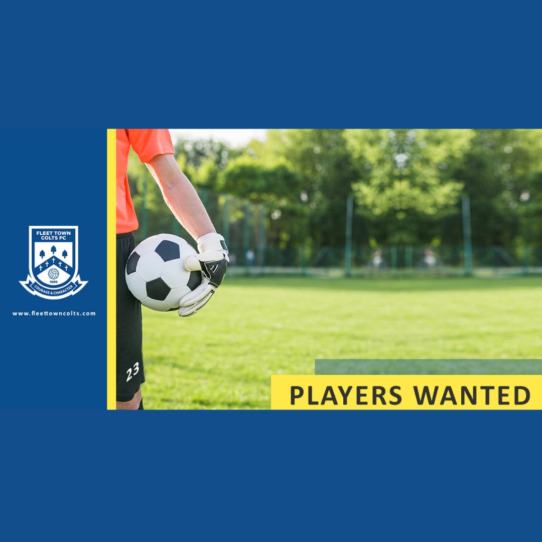 FleetTownColts's tweet image. Fleet Town Colts under 14’s age group is recruiting new players. We have three squads that play in the Premier, Div 2 &amp;amp; Div4 in the North East Hampshire Youth League on Saturdays. Contact our U14’s age group coordinator:
Charlie De Souza - 07779 419808  charliedz@yahoo.co.uk