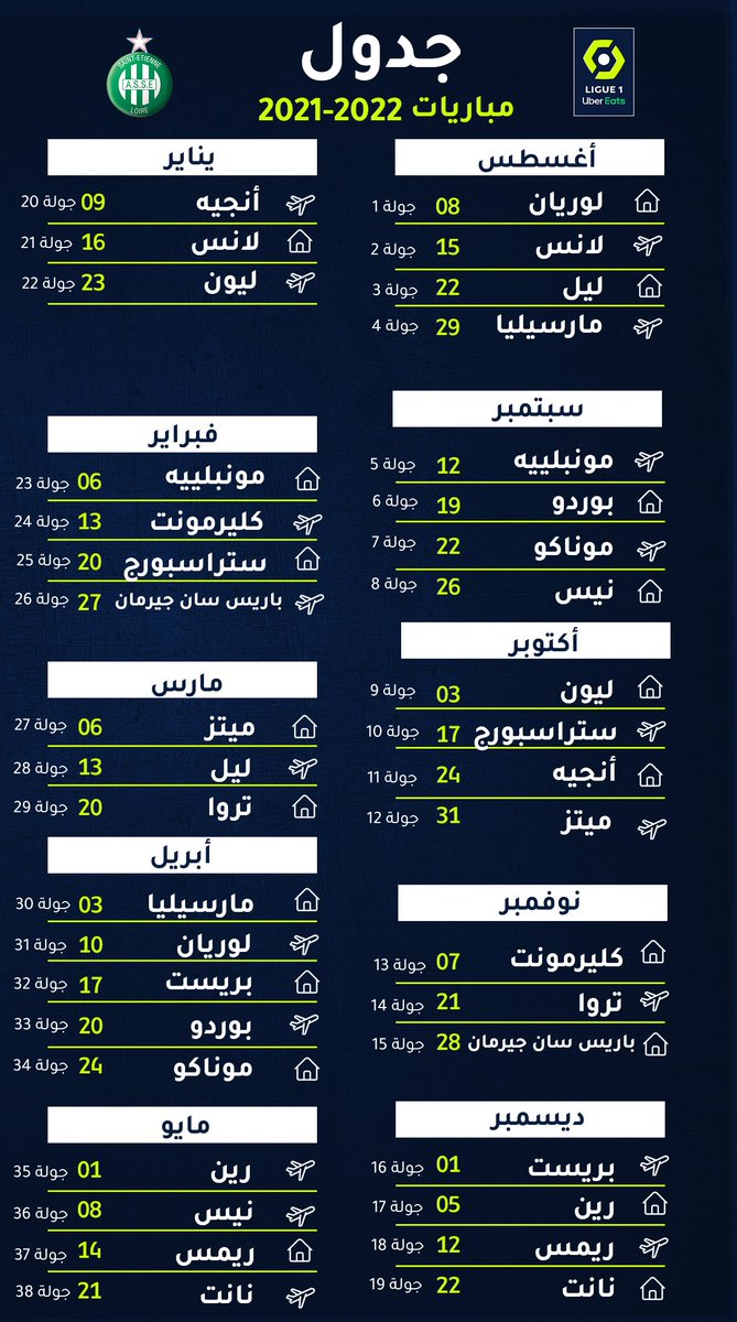 الفرنسي 2022 الدوري الإعلان عن