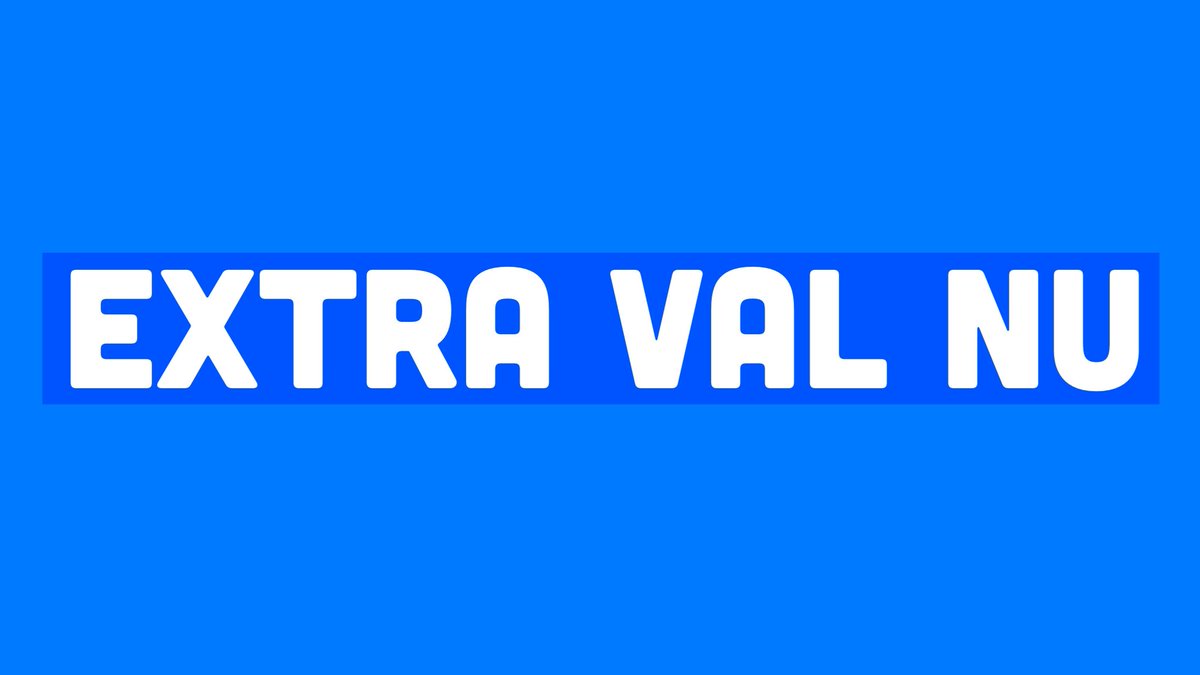 Alla som vill ha Extra val kan RT detta, samt gärna posta en egen tweet med samma budskap. #ExtraValNu