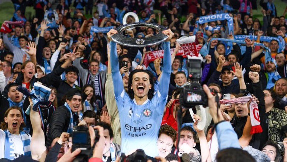 He was there at our first ever game and now he holds the trophy. Our coach, captained our team. Our ceo was there in our first year. That’s what I’m talking about #melbournecityfc #mcfc #aleague