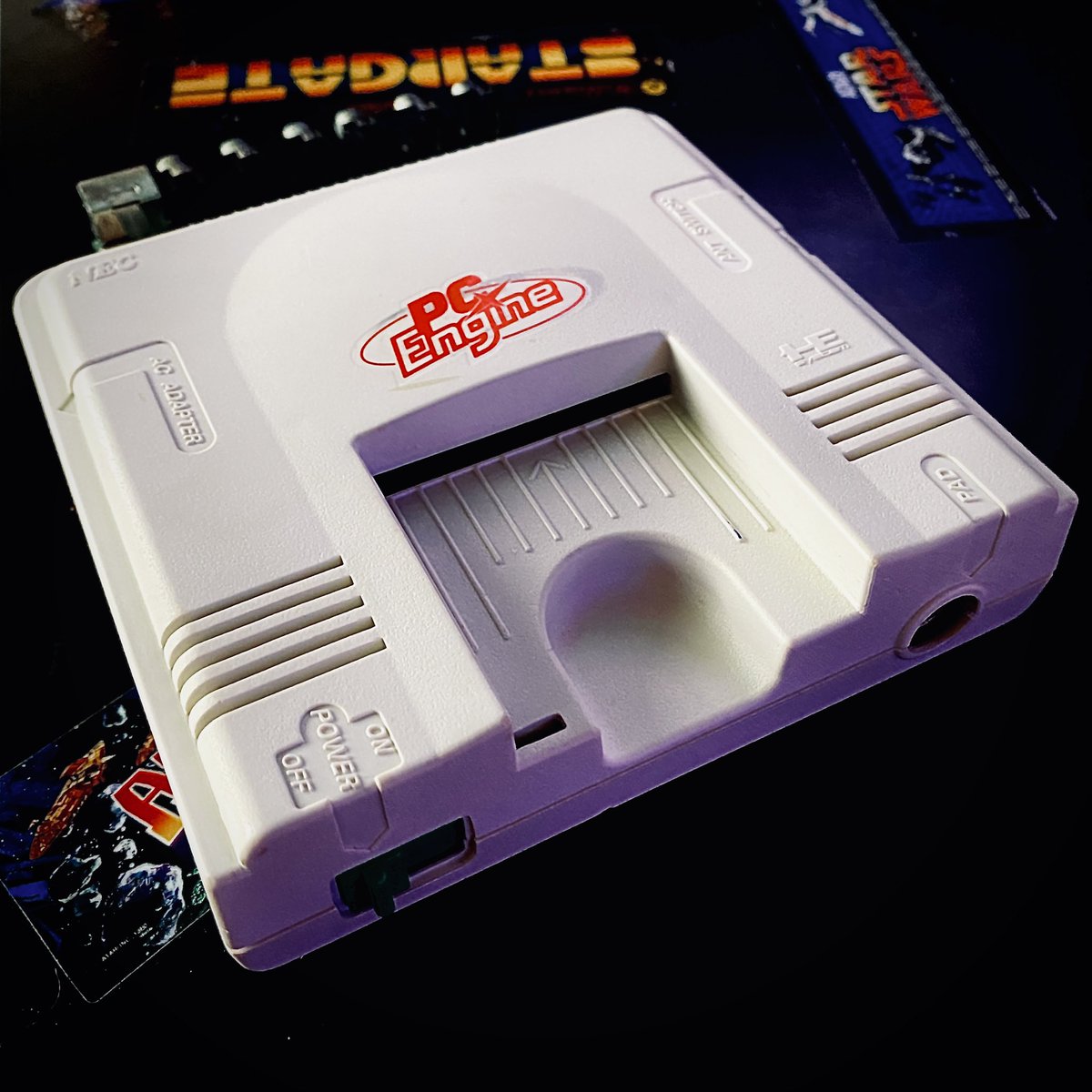 shed_retro's tweet photo. I wanted a #pcengine ever since I first saw one in C&VG summer of 1987. What a little powerhouse! #retrogaming #coregrafx #nec #hudsonsoft #coregrafxmini #videogaming #80s https://t.co/nQ0itNIhqe