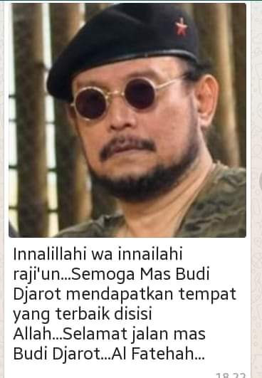 Selamat jalan KAWAN... 
kecintaanmu akan MERAH PUTIH dan PANCASILA akan kami LANJUTKAN <a href="/RonyAritonang3/">Bang Rony 🇲🇨☮️</a> <a href="/AeBabahno/">Babahno Ae ➡️(II)🇲🇨</a> <a href="/jg_indonesiaku/">G J I</a> <a href="/RAISYAELBIX1s/">RAISYAELBIX</a> <a href="/03__nakula/">Nakula</a> <a href="/dianafithras/">🐌</a> <a href="/kangenband123/">Mas adam</a> <a href="/_NKRIHargaMati_/">🔰 MR 🔰</a> <a href="/__kie_kopihitam/">🇮🇩</a>