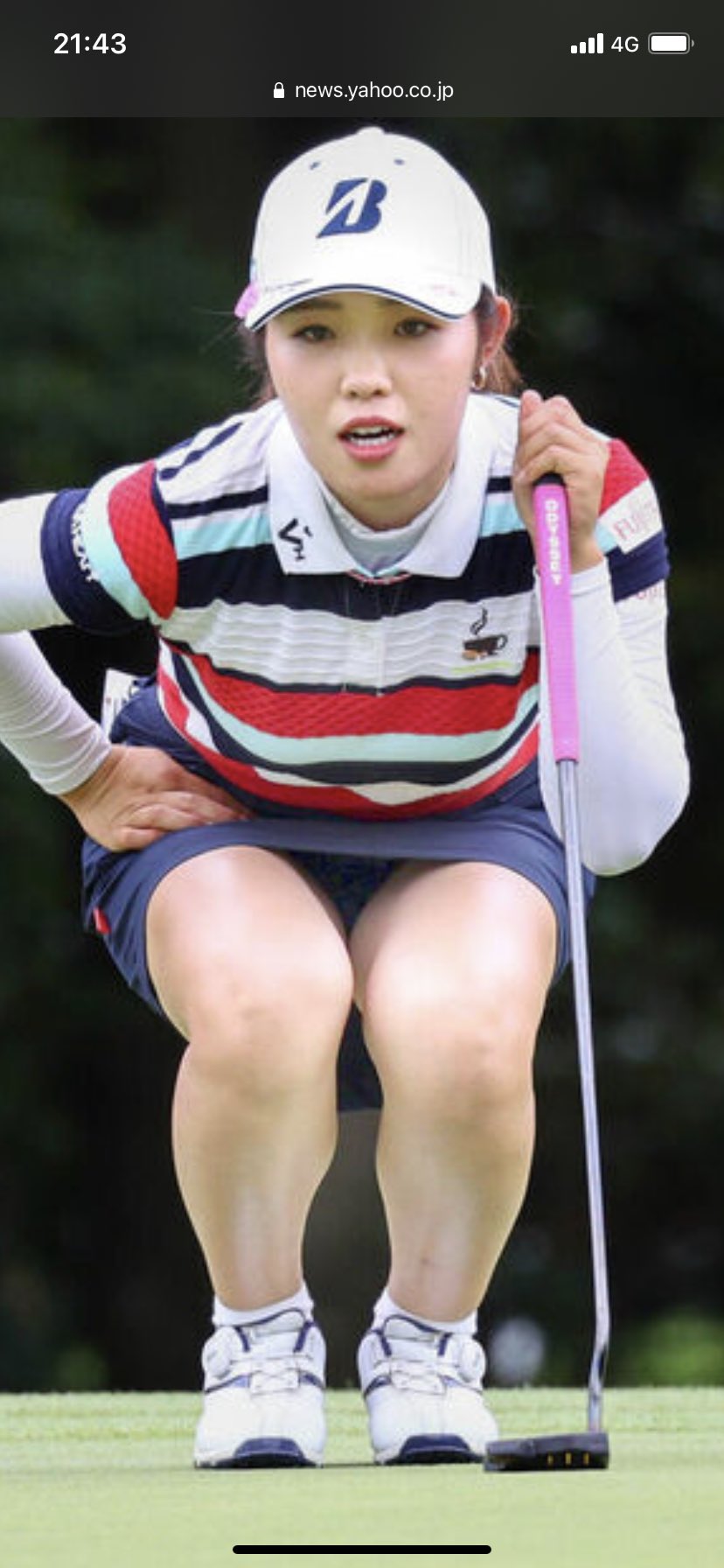 越智です これってパンツが見えてんの 古江彩佳 女子ゴルフ T Co Ajqclrf0sd Twitter
