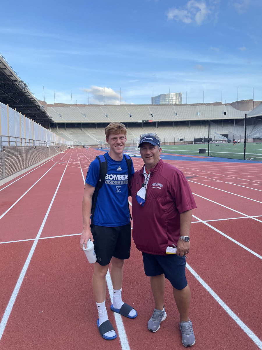 mason_rohmiller's tweet photo. Had a great time yesterday at the @PENNfb camp! Thanks @CoachDupont and @CoachPriore for having me!! https://t.co/iIGtDj08ID