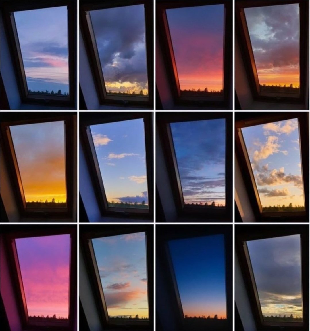 In love with the sky in all its colors.