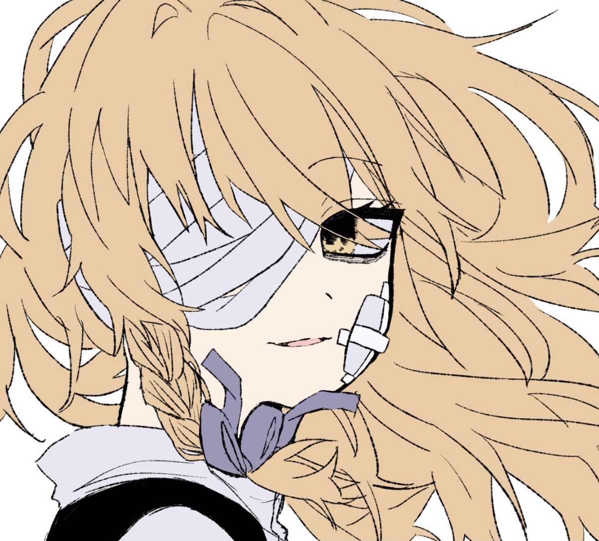 雨月 Skeb募集中 大昔に描いてラフで放置していた絵が 前に呟いた片目失明まりにぴったりだったので描き進めてる 本当は眼帯にしようと思ってた