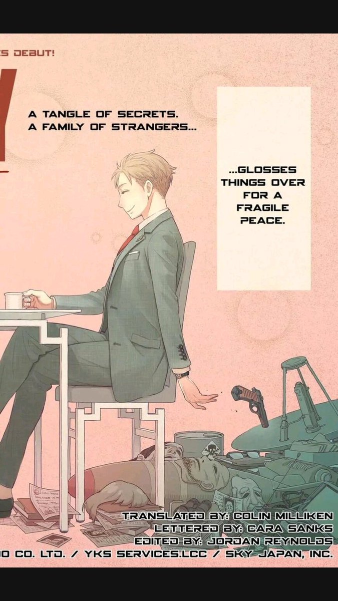 bingsquared's tweet photo. Sunday anime continues:
I'll start reading this manga,looks fun and promising with an exciting plot.
#spyfamily https://t.co/iY4eKEdMTj
