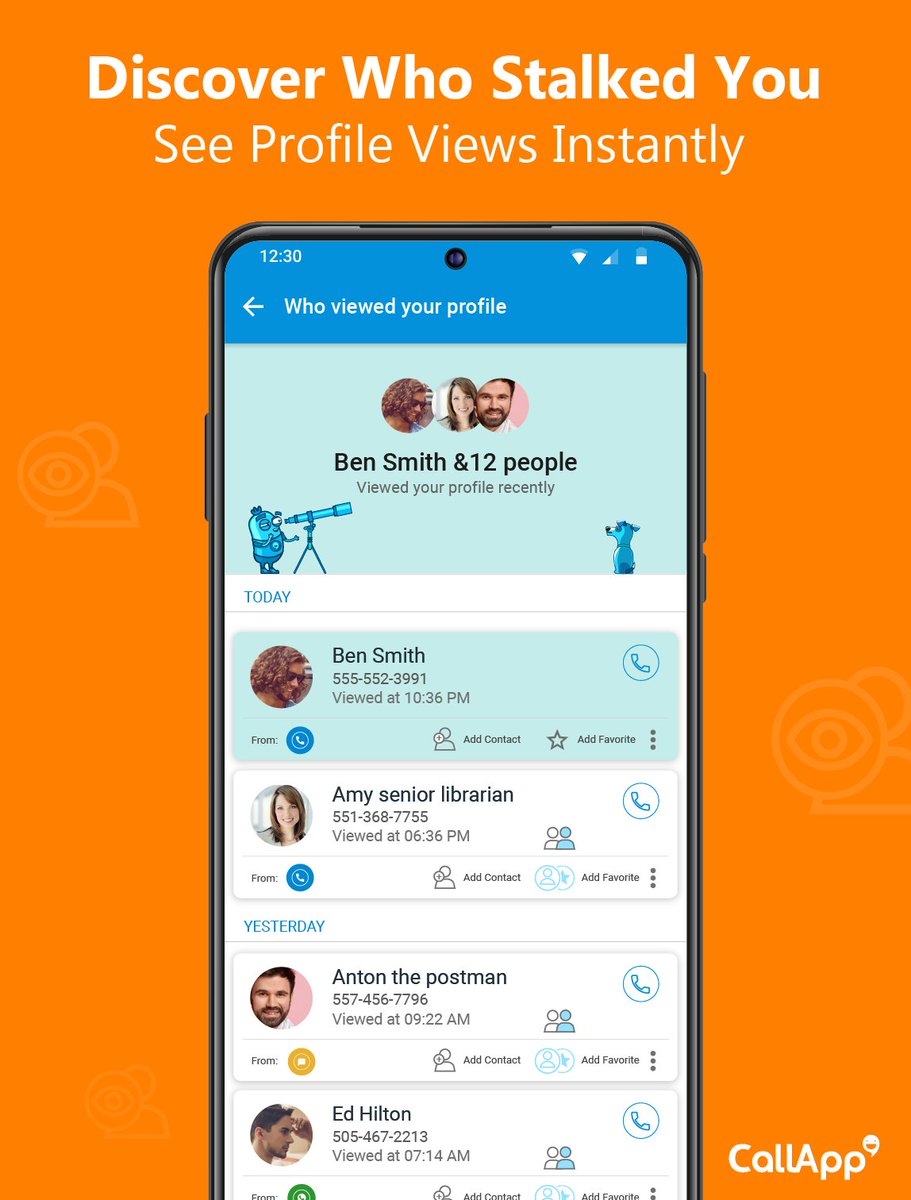 GetCallApp's tweet photo. Get notified instantly when your profile is viewed with #CallApp
https://t.co/wKZRIOYw5p https://t.co/khwRDywWCs