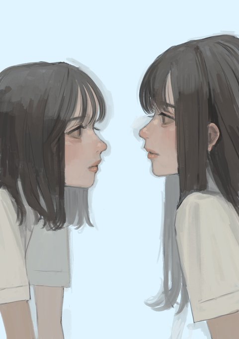 「2人の女性 上半身」のTwitter画像/イラスト(人気順)