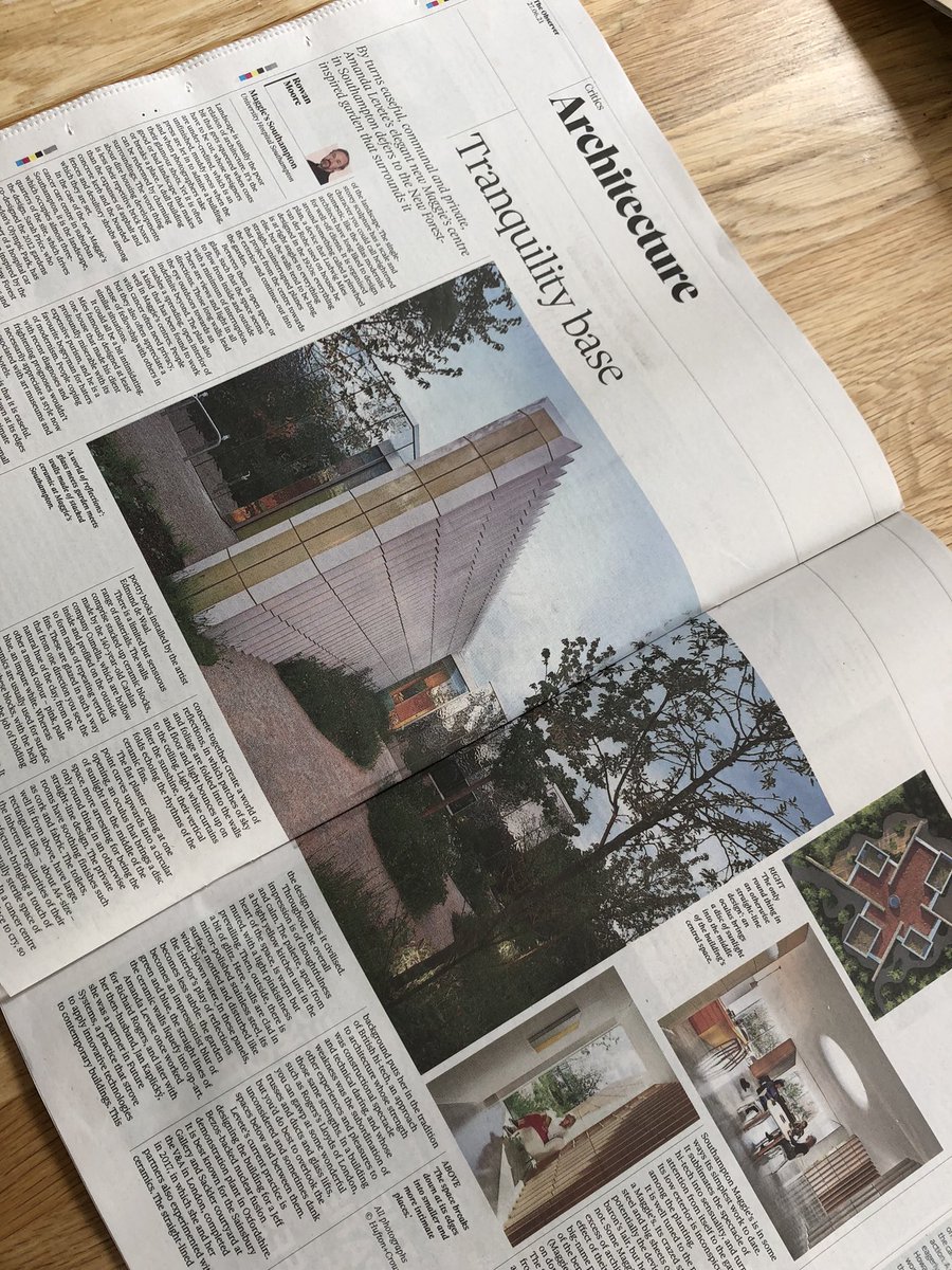 Dr. Gilly Howard-Jones RN (@gillyhjjones) on Twitter photo A lovely reflective architectural review from Rowan Moore in The Observer today of our beautiful Maggie’s Southampton centre designed by Amanda Levete, describing the influence of the building to provide comfort and support to those affected by cancer <a href="/UHSFT/">University Hospital Southampton 💙</a> A lovely reflective architectural review from Rowan Moore in The Observer today of our beautiful Maggie’s Southampton centre designed by Amanda Levete, describing the influence of the building to provide comfort and support to those affected by cancer <a href="/UHSFT/">University Hospital Southampton 💙</a>