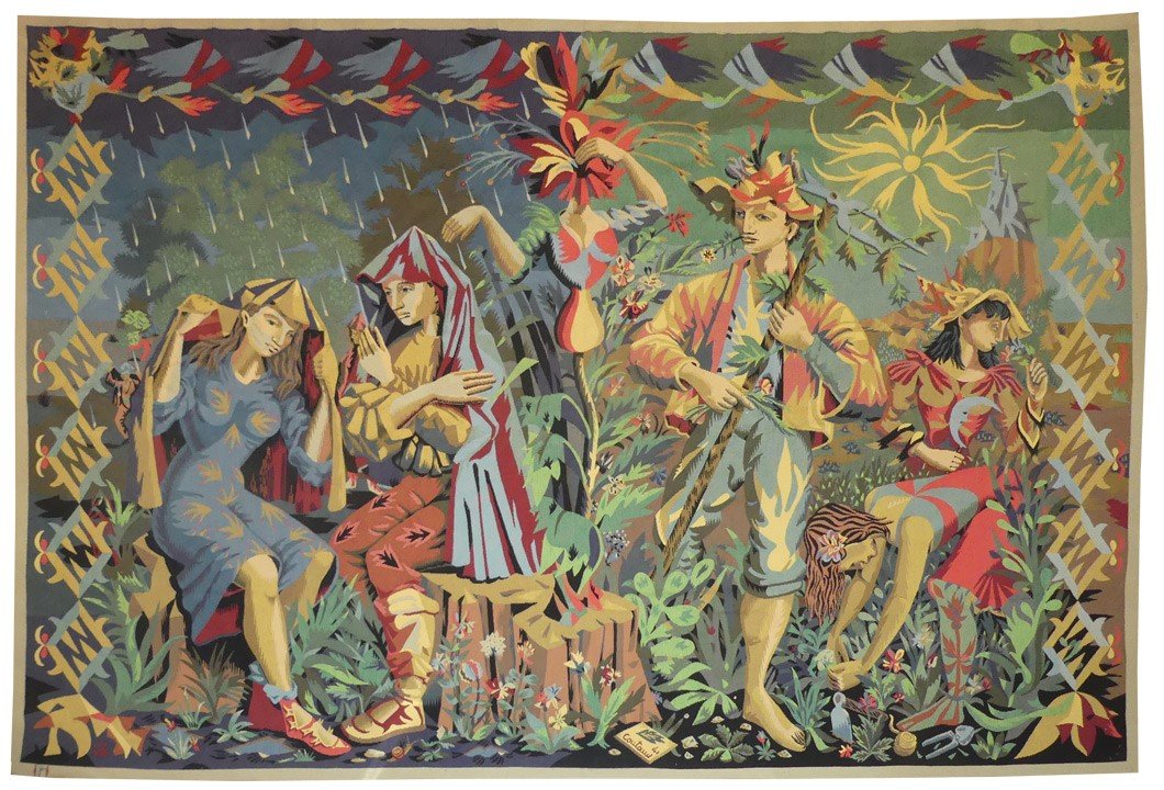 zamkowiceslaski's tweet photo. Lucien Coutaud - 'Yağmur ve Güzel Hava' https://t.co/4WQaKAQOTu