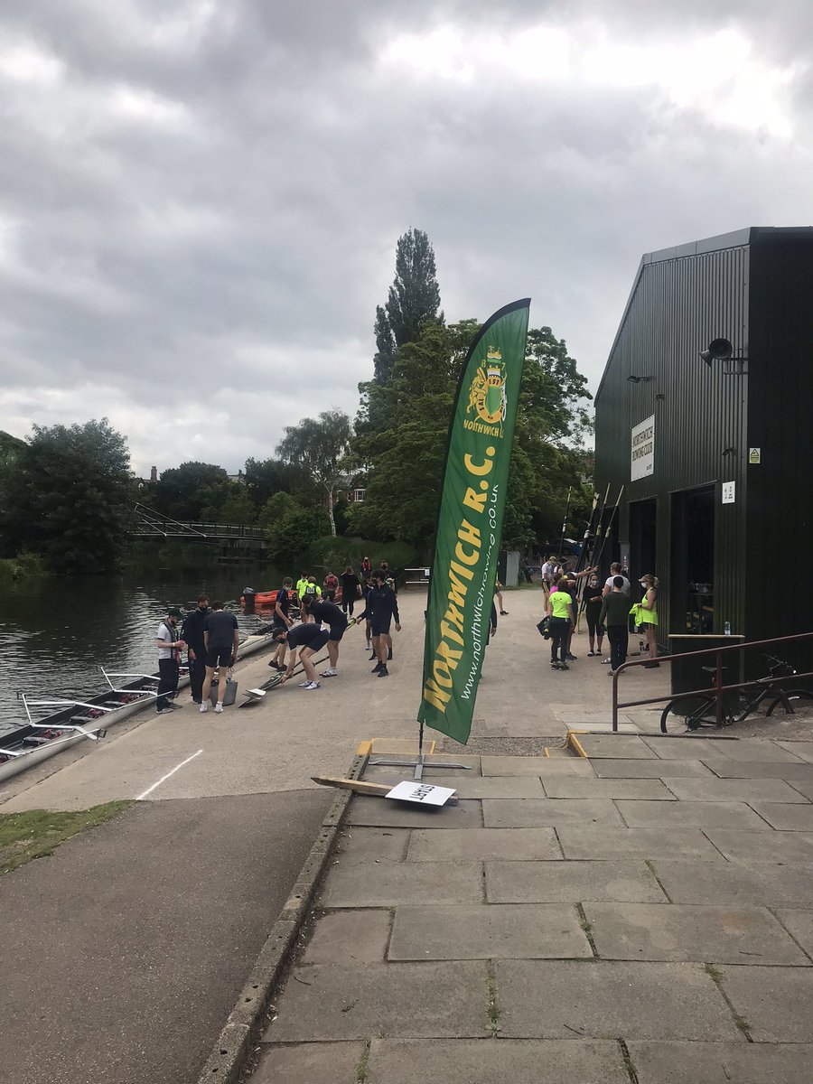 Goodness me we’re having a regatta! 
Best of luck to everyone racing and sincere thanks to those who have made it happen <a href="/BritishRowing/">British Rowing</a> <a href="/NorthWestRowing/">North West Rowing 🍊🚣‍♀️</a> <a href="/NorthwichNews/">Northwich Guardian</a> <a href="/simmo_on_sport/">Andrew Simpson</a>