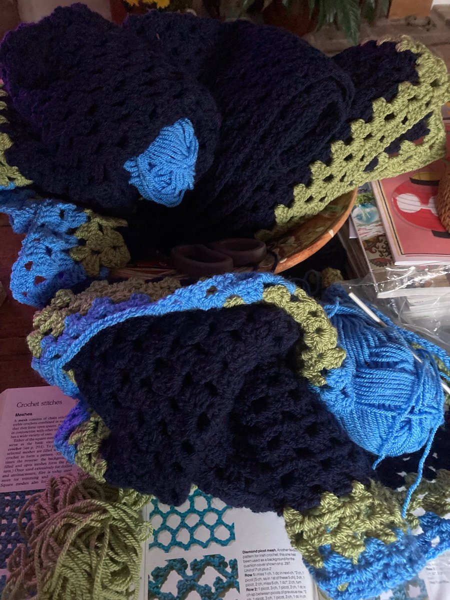 Second Lockdown #grannycrochet blanket in the making