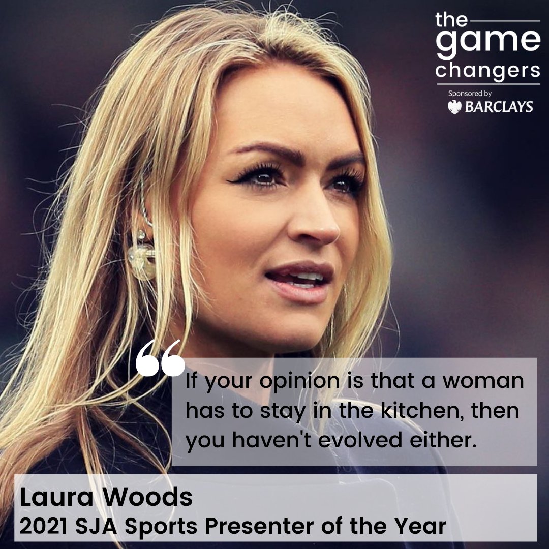 The Game Changers (@game__changers_) on Twitter photo 🔊 Time to evolve.
Have you listened in yet to award-winning sports presenter, Laura Woods talk about tackling online trolls and sexism ow.ly/TO6d50F4qu4
<a href="/laura_woodsy/">Laura Woods</a>
<a href="/BarclaysUK/">Barclays UK</a> <a href="/BarclaysFooty/">Barclays Football</a> @BarclaysFAWSL 💜
#womenssport #football #gamechangers 🔊 Time to evolve.
Have you listened in yet to award-winning sports presenter, Laura Woods talk about tackling online trolls and sexism ow.ly/TO6d50F4qu4
<a href="/laura_woodsy/">Laura Woods</a>
<a href="/BarclaysUK/">Barclays UK</a> <a href="/BarclaysFooty/">Barclays Football</a> @BarclaysFAWSL 💜
#womenssport #football #gamechangers