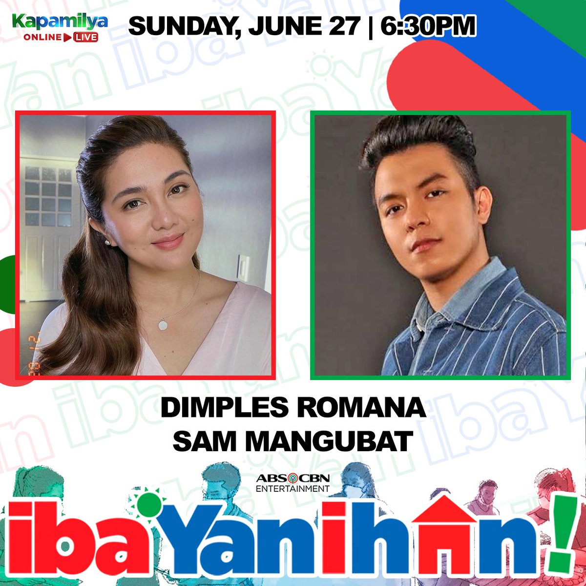 ibaYanPH's tweet photo. Sama na sa Season Finale ng ating bayanihan para sa mga Kapamilya na bida sa inspirasyon at malasakit!

#IbaYanihan! Hosted by Dimples Romana kasama si Sam Mangubat!—MAMAYA sa #AngPinoyIbaYan on Kapamilya Online Live! https://t.co/e5yoToIVgh
