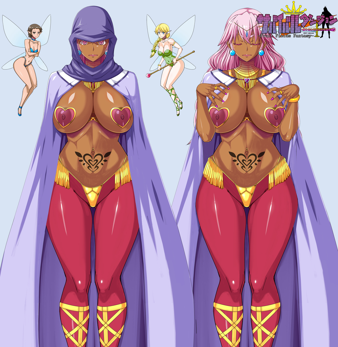 [R-18] 【サバイバルダンジョン】謎の占い師とその他。 #サバイバルダンジョン #エロRPG #ビキニアーマー #ツクール #状態変化 #固め #石化 https://t.co/4RXZj9LEea 