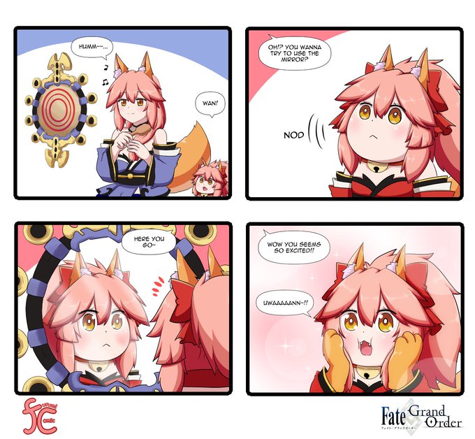 A Mirror.
#FGO #FateGO #タマモキャット 