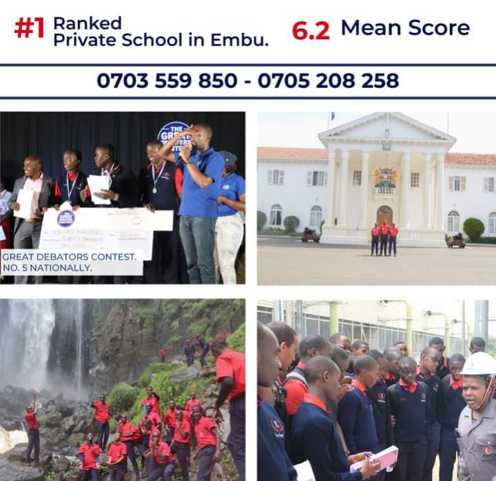 switchtvkenya's tweet photo. At @AllEmbu , takes pride in delivering an all round education. Call them today on 0703559850 / 0705208258.
Check out their website on https://t.co/eXdTxlIaXe
Form One, Two & Three intakes are ongoing.
#MakingADifference #formoneselection #formone https://t.co/ox1rAgdVe2