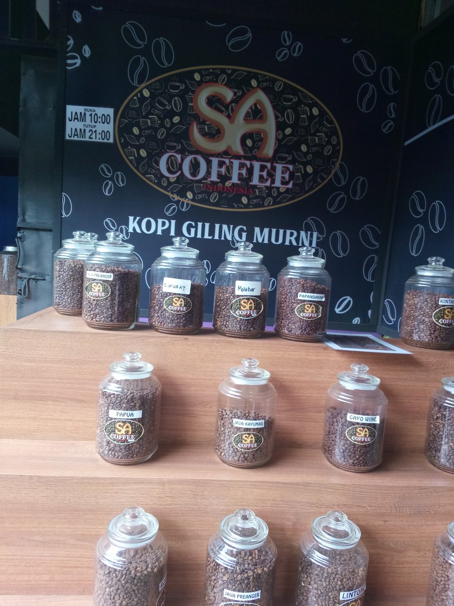 mujileksono's tweet photo. SA Coffee Indonesia . Aneka kopi dari beberapa tempat di indonesia https://t.co/ggZzoLUU5B