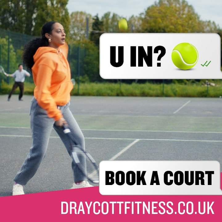 Book a court via draycottfitness.co.uk 💻🎾🙂 #wimbledon <a href="/the_LTA/">LTA</a> <a href="/SMASHTennisUK/">SMASH Tennis UK</a>