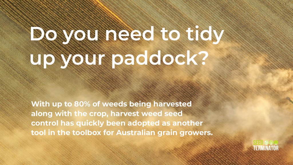 seed_terminator's tweet image. Do you need to tidy up your paddocks? 
#seedterminator #weedseeds #dirtypaddock