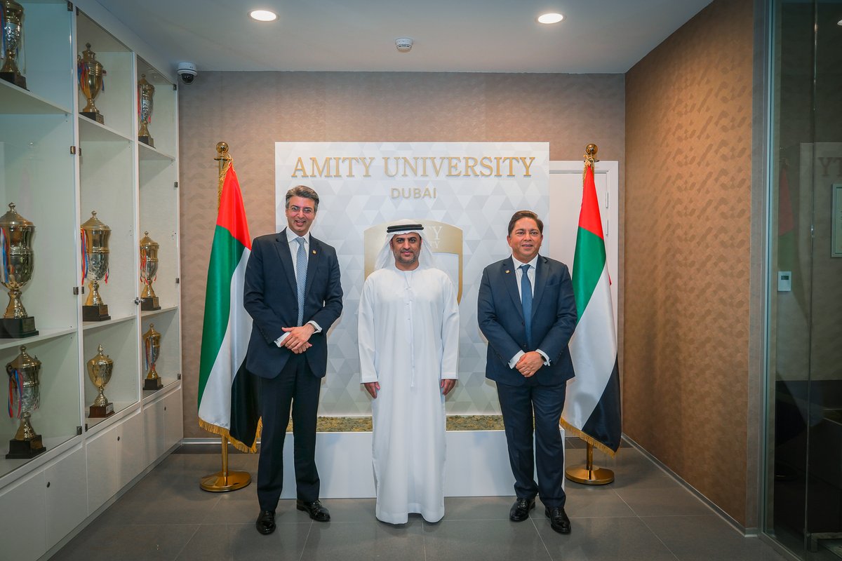 Amity Uni. Dubai (@amitydubai) on Twitter photo An accomplished Emirati scientist, researcher and leader, Dr. Saif Al Seiari joins <a href="/AmityDUBAI/">Amity Uni. Dubai</a> as Academic President and Vice Chancellor. Dr. Saif's experience in the Energy sector and academia is inspiring and we look forward to changing the world together. <a href="/DIAC_Community/">DIAC</a> <a href="/KHDA/">KHDA | هيئة المعرفة والتنمية البشرية بدبي</a> An accomplished Emirati scientist, researcher and leader, Dr. Saif Al Seiari joins <a href="/AmityDUBAI/">Amity Uni. Dubai</a> as Academic President and Vice Chancellor. Dr. Saif's experience in the Energy sector and academia is inspiring and we look forward to changing the world together. <a href="/DIAC_Community/">DIAC</a> <a href="/KHDA/">KHDA | هيئة المعرفة والتنمية البشرية بدبي</a>