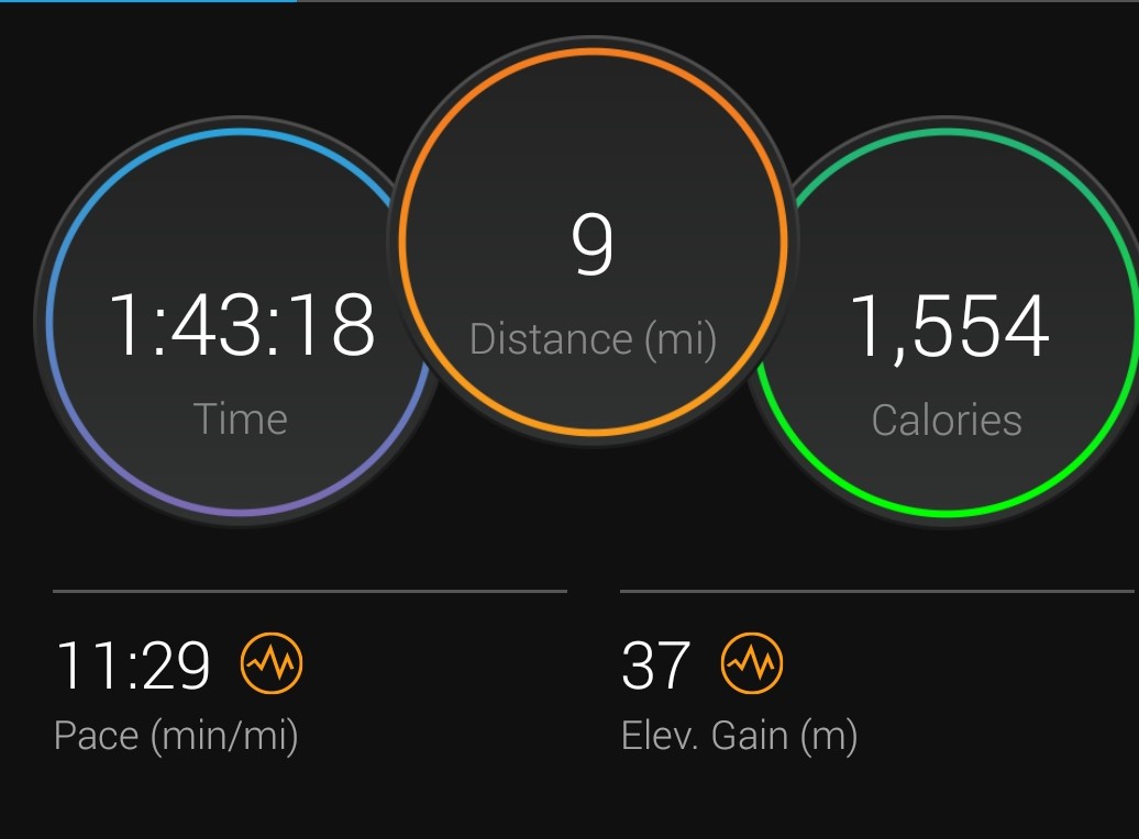 Tigginthehoops's tweet photo. A warm, humid, energy sapping 9 miles, but done and close to intended pace too.
Double digits next week!
#running #ukrunchat https://t.co/AXIOTCard8
