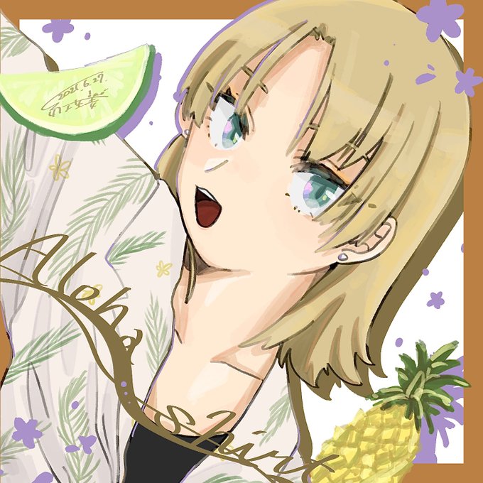 アロハシャツのtwitterイラスト検索結果