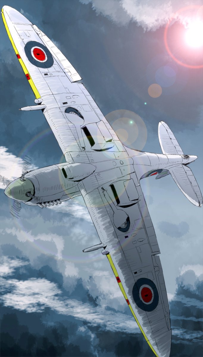 「Supermarine Spitfire 」|松田重工　コミティア144-と48bのイラスト