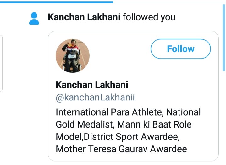 Thanks @kanchanLakhanii Athlete best wishes to you.