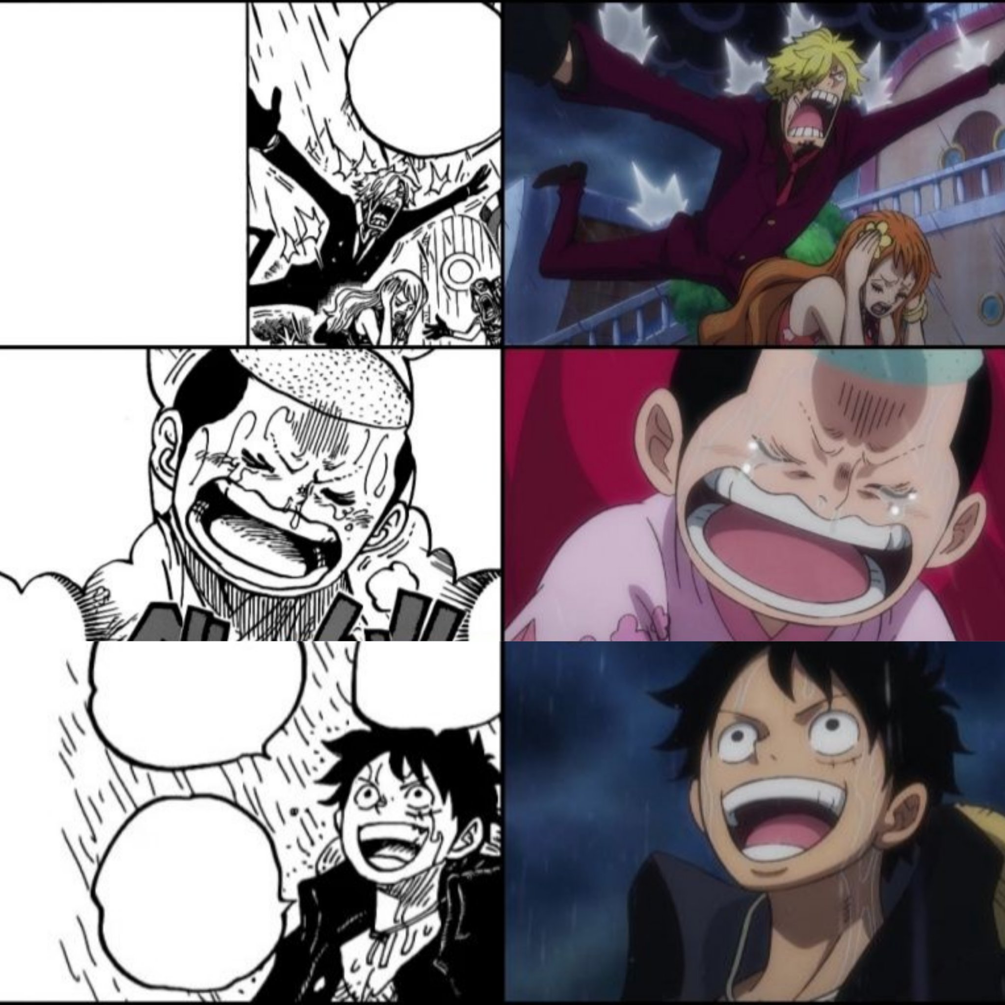 Linkarus One Piece Manga Chapter 976 Vs Episode 980 Jimbe Is Here Followme For More Onepiece Manga Onepiece980 Mangavsanime Anime Onepiece1000logs Sundayvibes Oden Onepieceスタンプ Animetwt Pirates Sea Myheroacademia