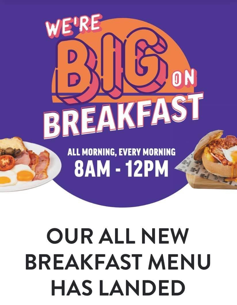 millhouseburton's tweet photo. 🥓 There’s still time to grab a breakfast to start your day off right!! 🥓

🍳Our new breakfast menu is packed with something for everyone!! 🍳

🥖 Pop down before 12pm today to get your delicious breakfast!! 🥖

#breakfast #hungryhorse #greeneking #pub #food https://t.co/keTUPXjjk3