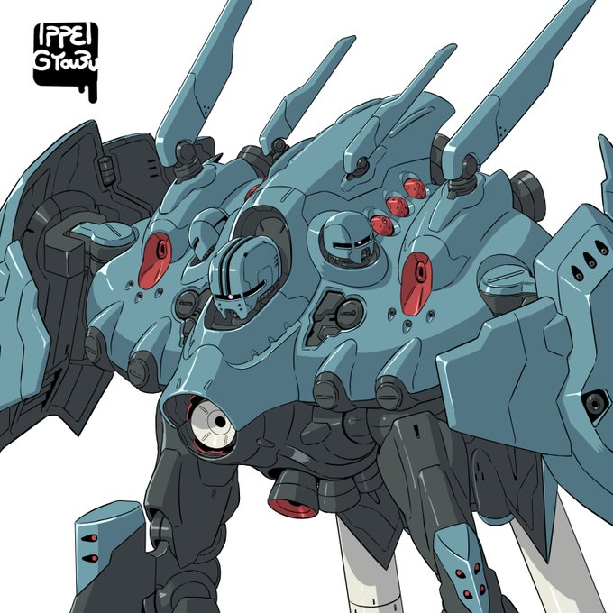 ガンダムエース8月号のムーンガンダム、メカページは3つの頭を持つMA「ギガッザム」です! 