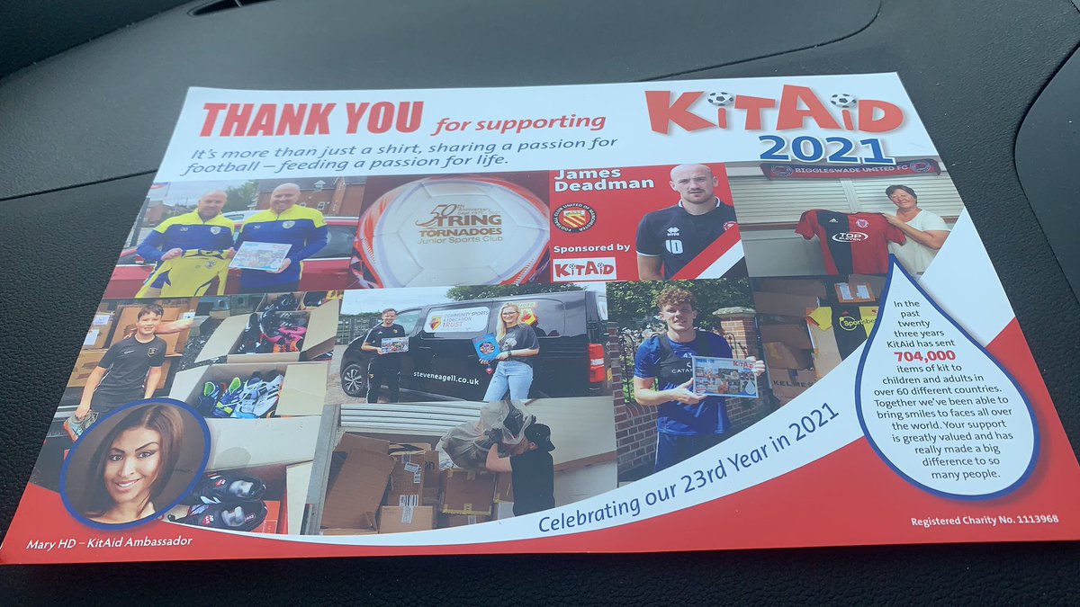 ptfc_reserves's tweet photo. Proud to be supporting such a great charity. First kit on its way to Gambia. @KitAid #CIGFC @SomersetFA https://t.co/Qq0SCLuIFJ